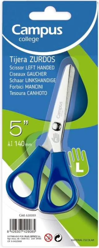 Tijera Campus Zurdos 14cm