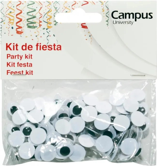 SET MANUALIDADES CAMPUS 100 OJOS 10MM