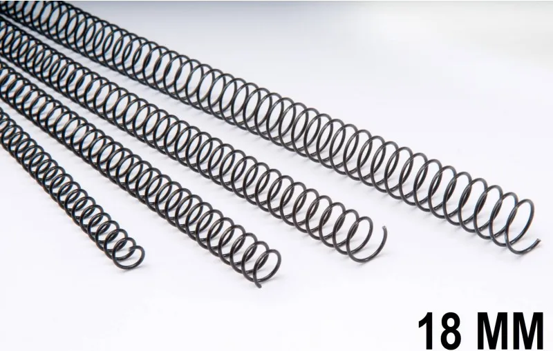 Espiral Metálico  Dhp Negro 18MM