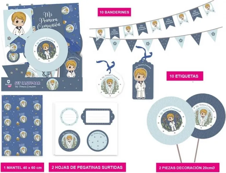 Set Candy-Bar Niño Comunión