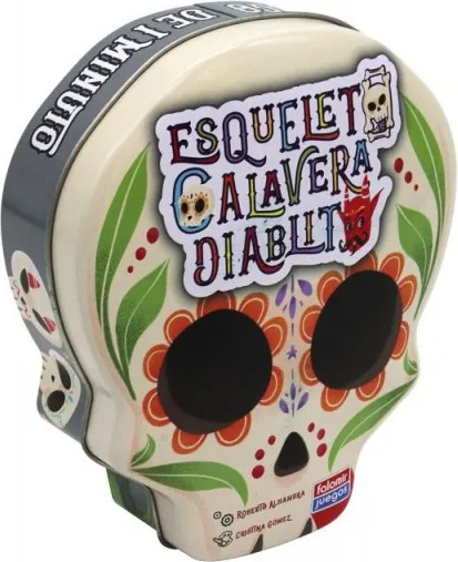 JUEGO DE MESA ESQUELETO CALAVERA DIABLITO