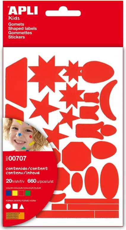 GOMETS SOBRE  FORMAS SURTIDAS