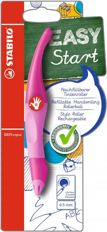 PORTAMINAS STABILO ROSA ZURDOS