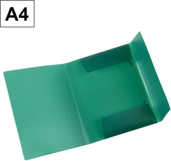 CARPETA POLIPROPILENO A4 SOLAPA VERDE