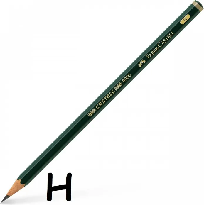Lapiz FABER Castell 9000- H