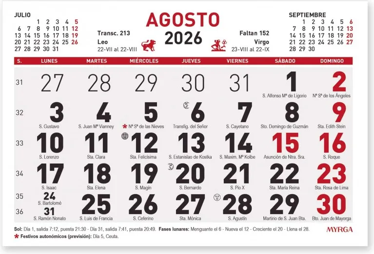 Faldilla Myrga 10X15CM  2026 REF.1591