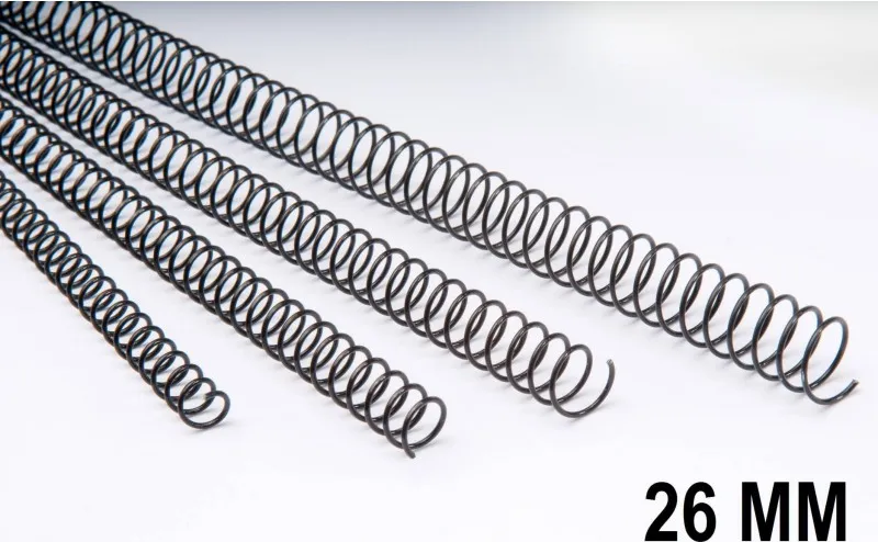 Espiral Metálico  Dhp Negro 26MM