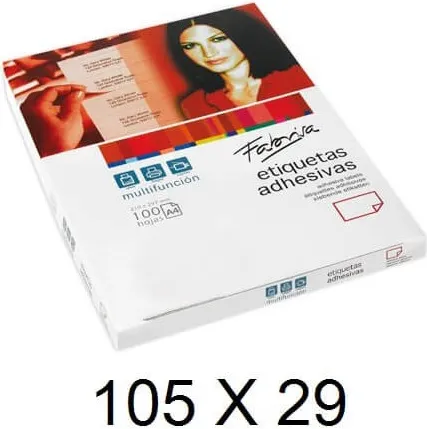 ETIQUETA FABRISA A4 105x29