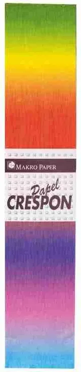 Papel Crespón Campus 0,5X2M Multicolor