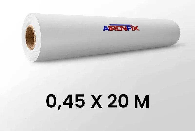 Rollo Aironfix Blanco Mate 0,45X20M