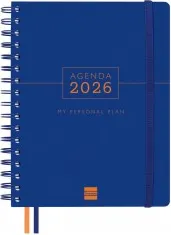 Agenda Finocam 16 Meses Tempus 1/4  Sv Vert.azul 25-26 - imagen 8