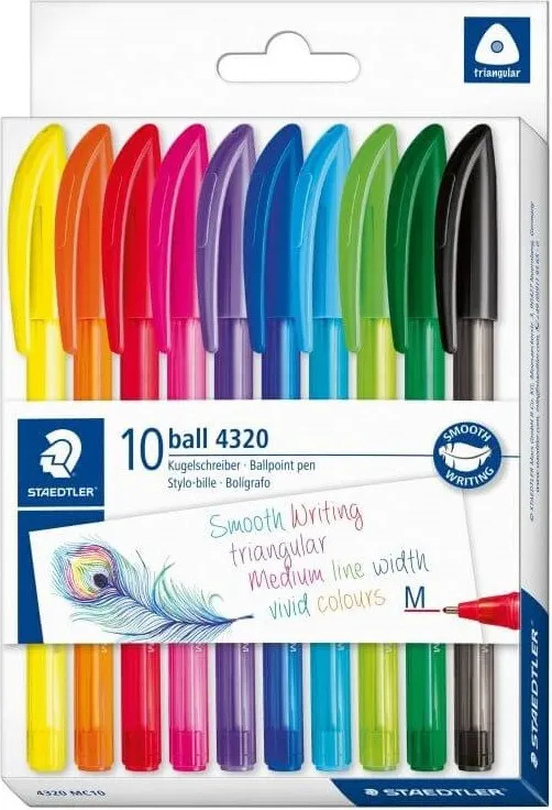 BOLIGRAFO STAEDTLER TRIANGULAR 4320MC 10 COLORES