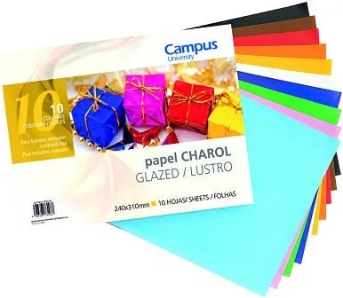 Bloc Charol  Campus 10 Hojas