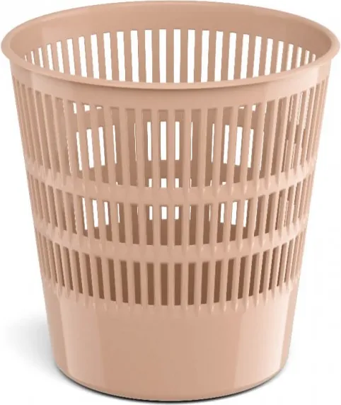 Papelera Plastico Crema 12 Litros