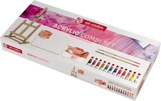 ESTUCHE ACRILICO TALENS 12 COLORES