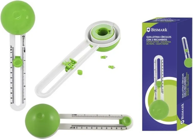 GUILLOTINA CIRCULOS CON 2 RECAMBIOS