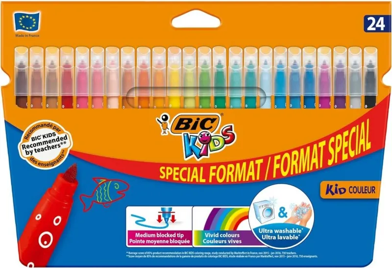 ROTULADOR BIC KIDS 24 COLORES