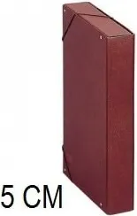 CARPETA PROYECTO Fº 5CM ROJO SARO