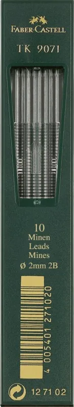 MINAS FABER CASTELL 2 MM 2B