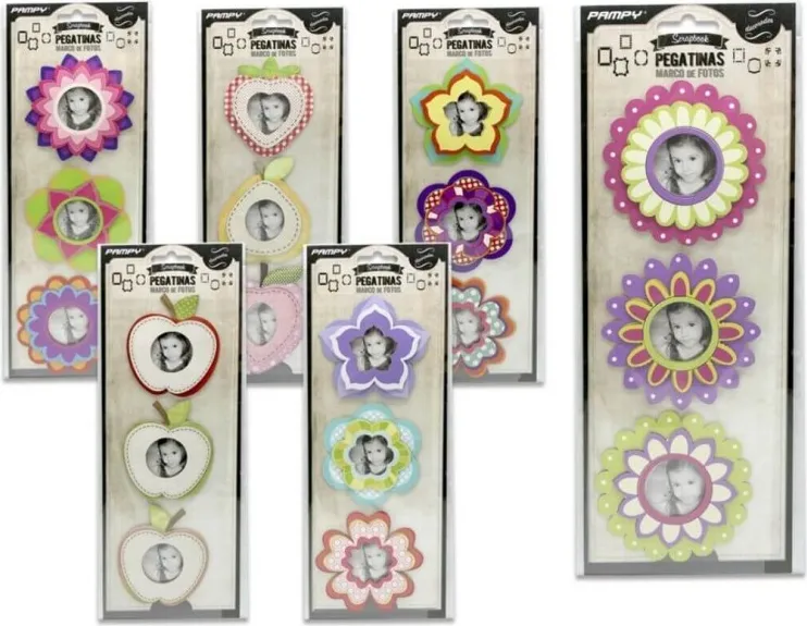 PEGATINAS MARCOS DE FOTOS SCRAPBOOKING