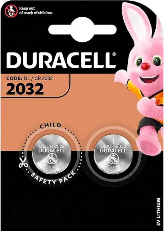 Pilas Duracell PLUS CR2032 Blister 2 Unid
