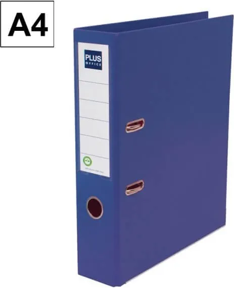 ARCHIVADOR A4 PLUS LOMO 75MM AZUL