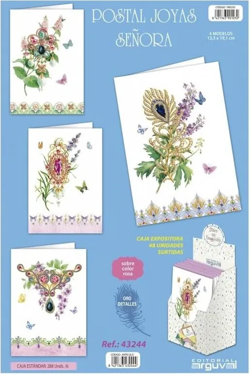 Postal Joyas Señora