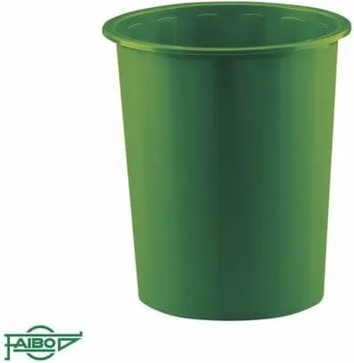Papelera Plastico Verde Faibo