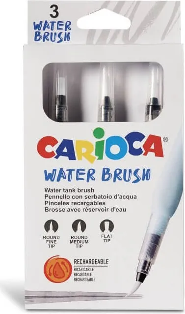 PINCEL CARIOCA RECARGABLE ESTUCHE 3 UNIDADES