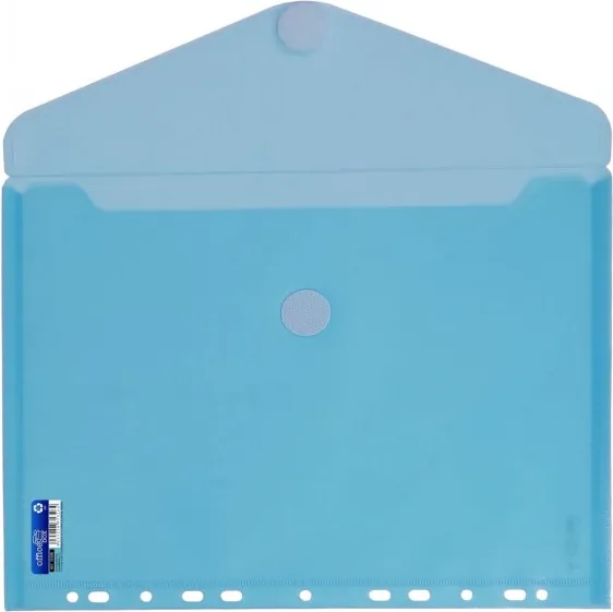 SOBRE VELCRO PP A4 MULTITALADRO AZUL