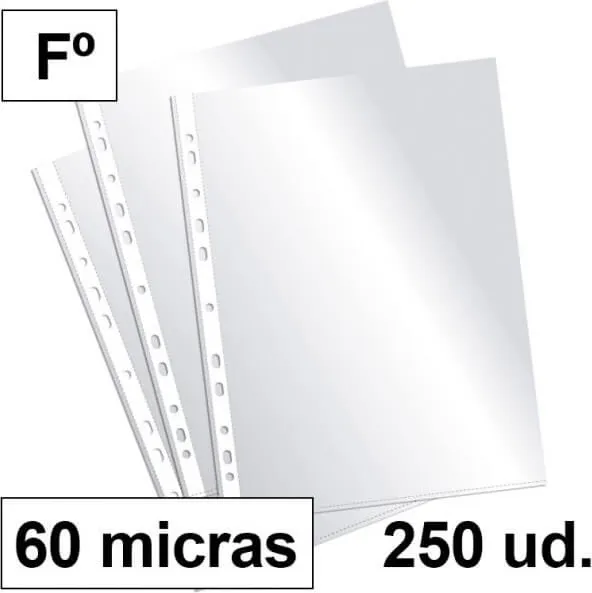 Bolsa 10 FUNDAS MULTITALADRO PLUS OFFICE FOLIO 60M