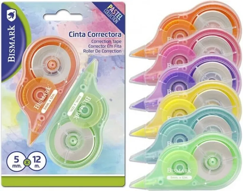 CORRECTOR 2 CINTAS BISMARK PASTEL