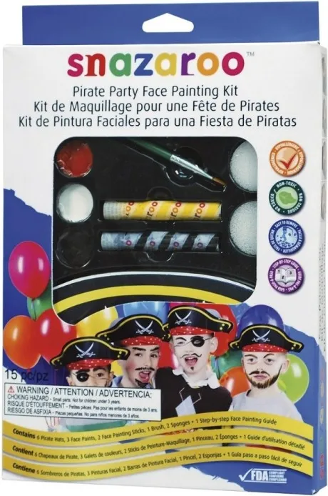 MAQUILLAJE SNAZAROO KIT PIRATA