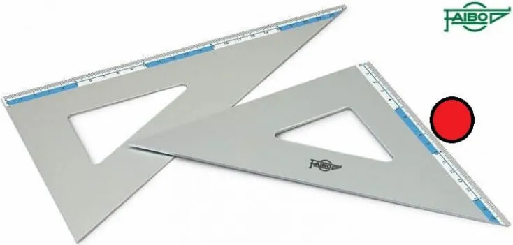 ESCUADRA ALUMINIO Faibo 26CM