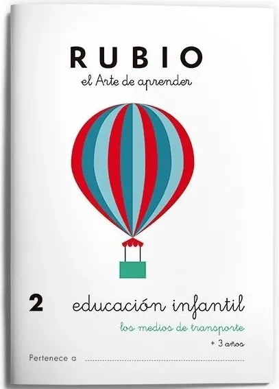 CUADERNO RUBIO EI 2 MEDIOS DE TRANSPORTE