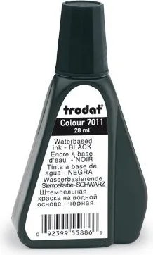 Frasco Tinta 28ml para Numerador Color Negro