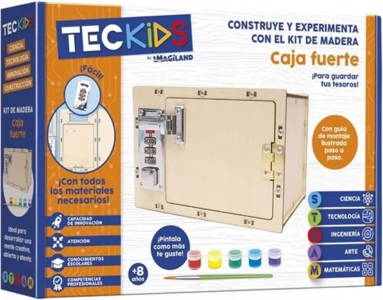 KIT MADERA TECKIDS CAJA FUERTE