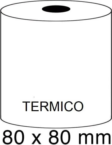 ROLLOS TERMICOS 80X80MM