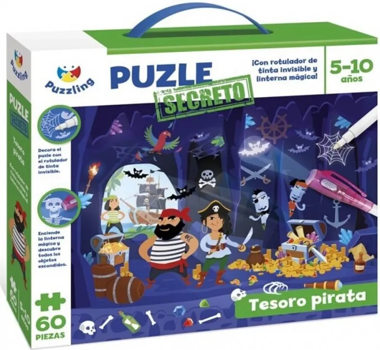 Puzzle Secreto Tesoro Pirata