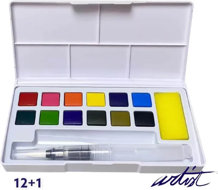 ACUARELA POCKETBOX ARTIST CAJA 12 COLORES
