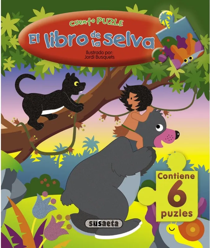 EL LIBRO DE LA SELVA CUENTO PUZZLE