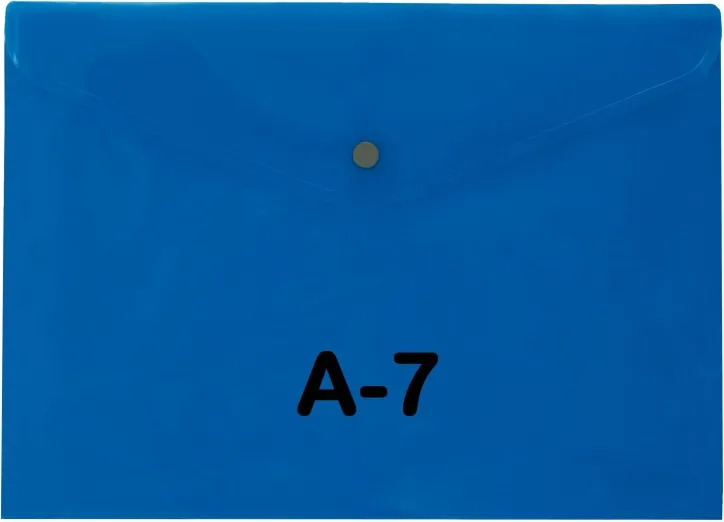 SOBRE BROCHE PP A7 AZUL