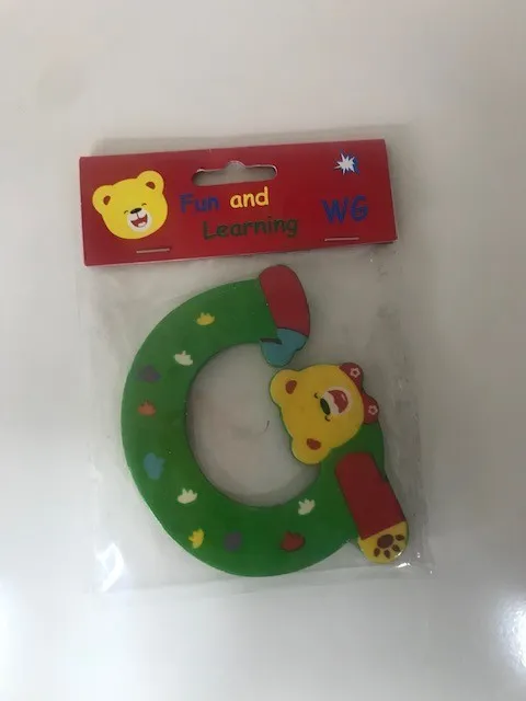 LETRA MADERA DECORADA INFANTIL