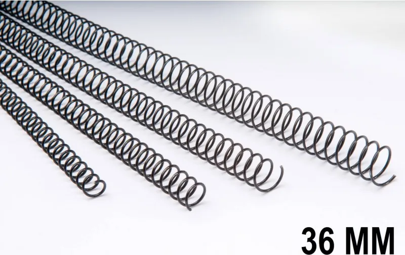 Espiral Metálico  Dhp Negro 36MM