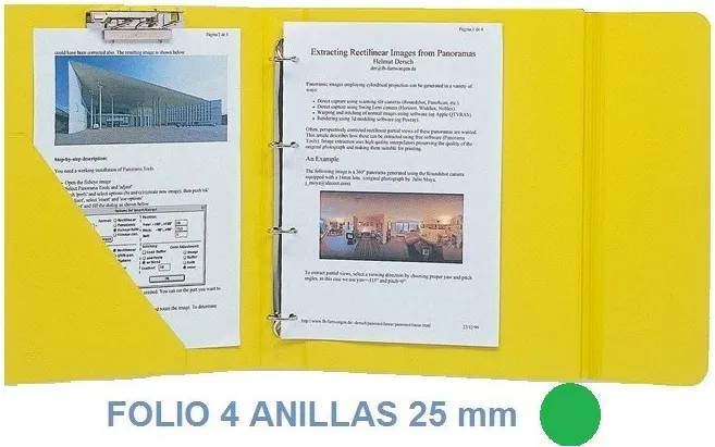 Carpeta Verde Saro Plástico Fº con Miniclip