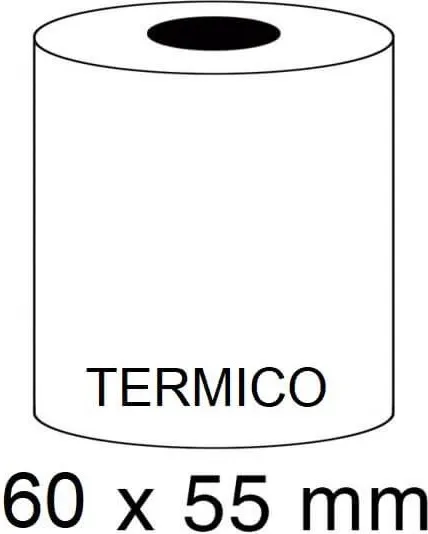 ROLLOS TERMICOS 60X55MM