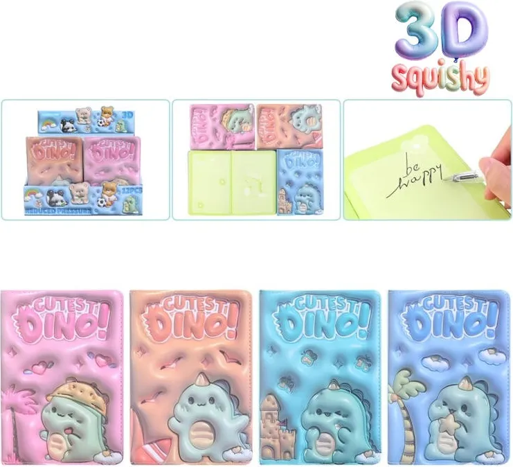LIBRETAS 3D CUTEST DINO