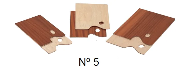 Paleta  Madera Rectangular 30X25 Nº5