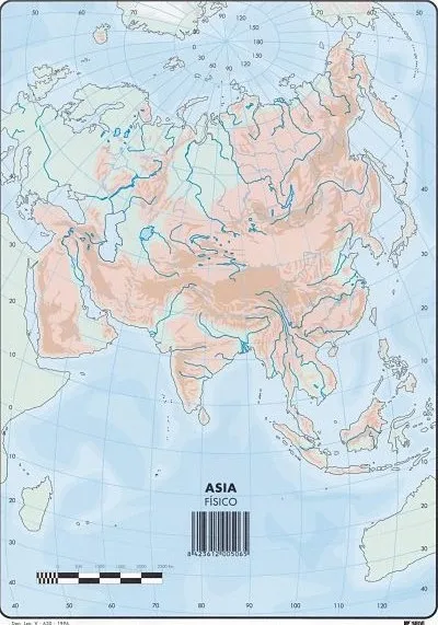 Mapas Asia Fisico