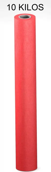 ROLLO PAPEL KRAFT 10KG ROJO